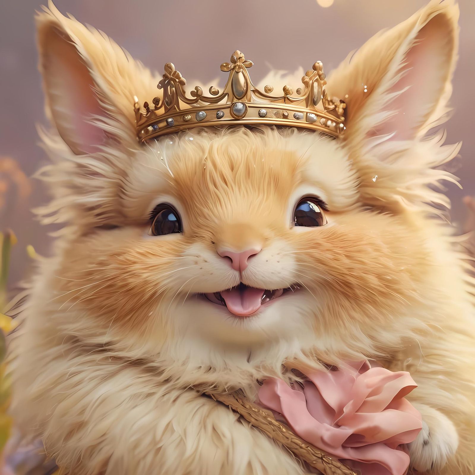 Adorable Digital Rendering of a Cute Character