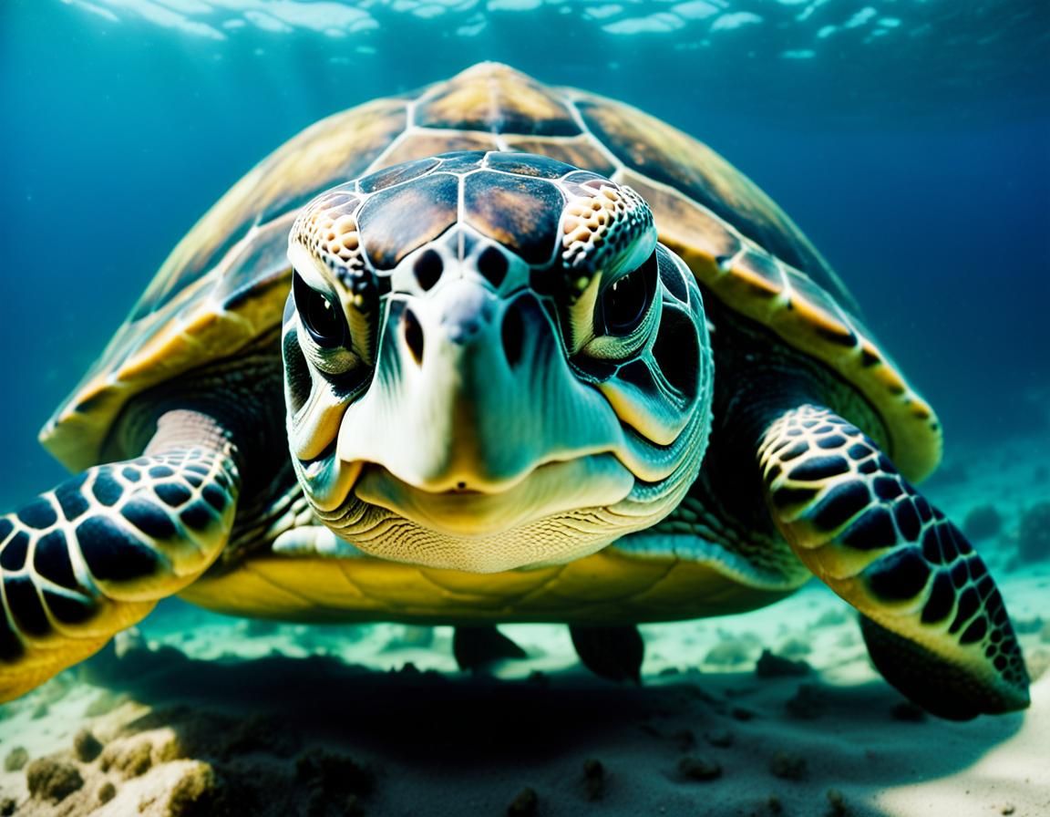 A dream takes you to the bottom of the ocean, where you meet a wise old sea turtle. What does it tell you about the ocea...