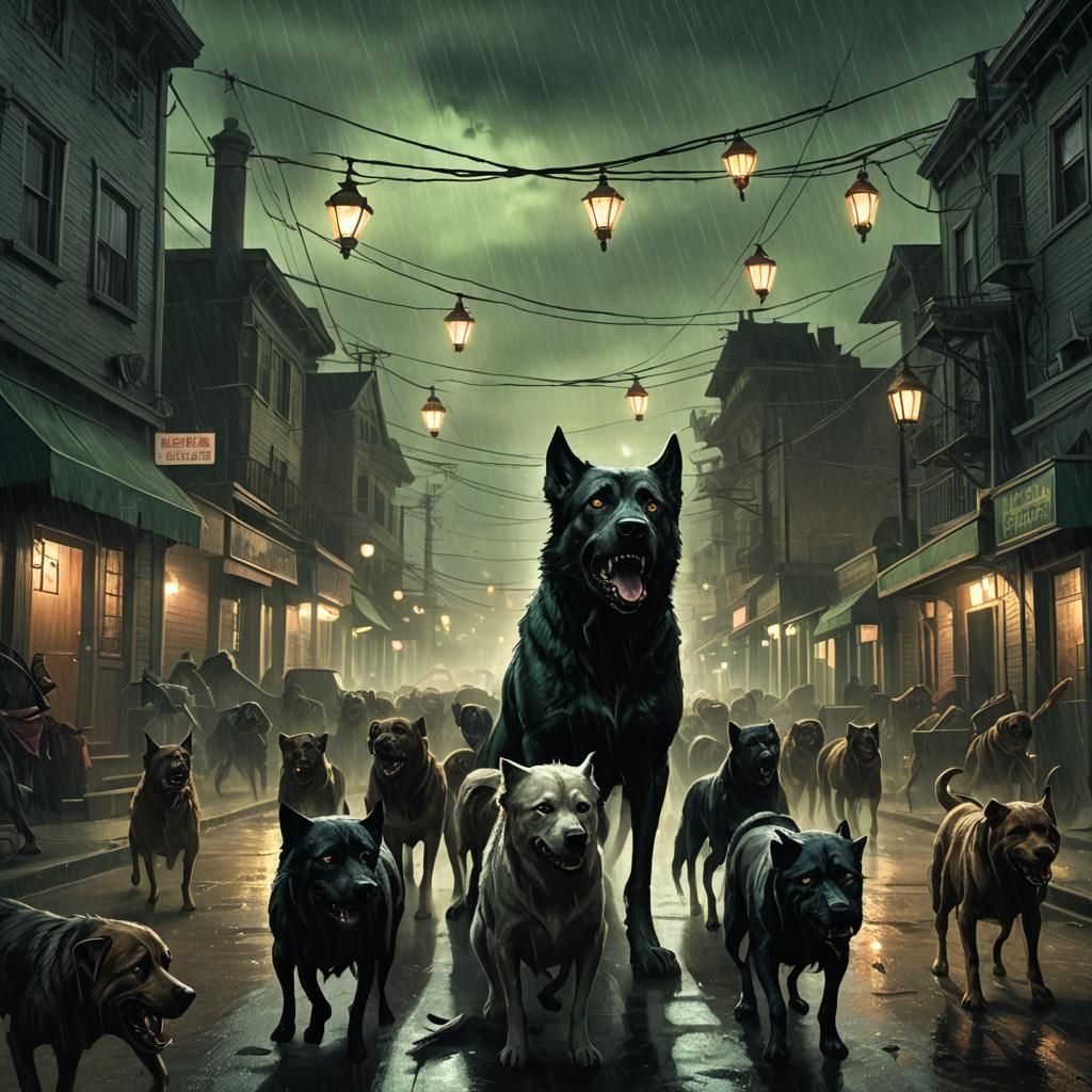 Gothic Horror: Giant Dog Eats Dogs in Los Santos