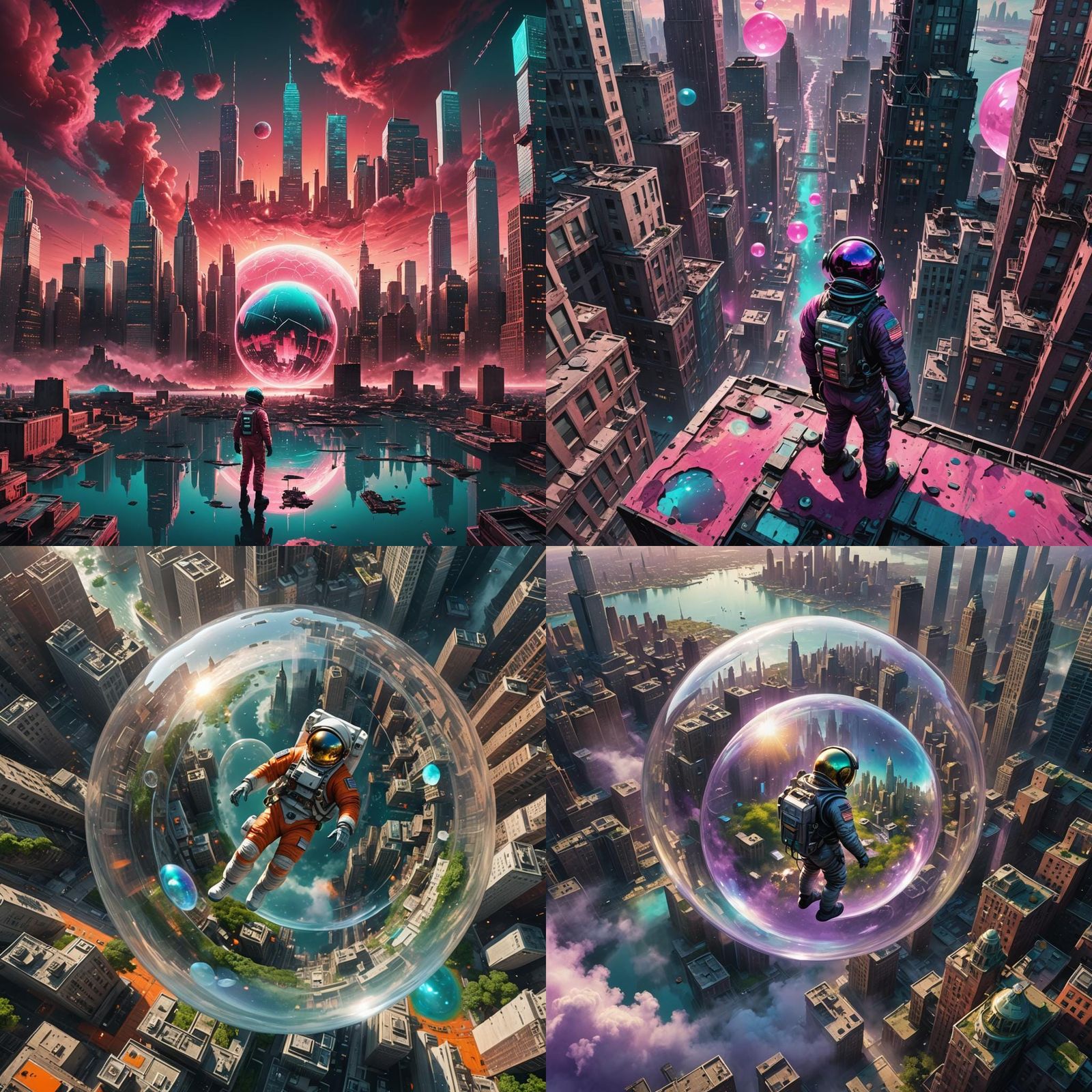 New York End of World Sky View