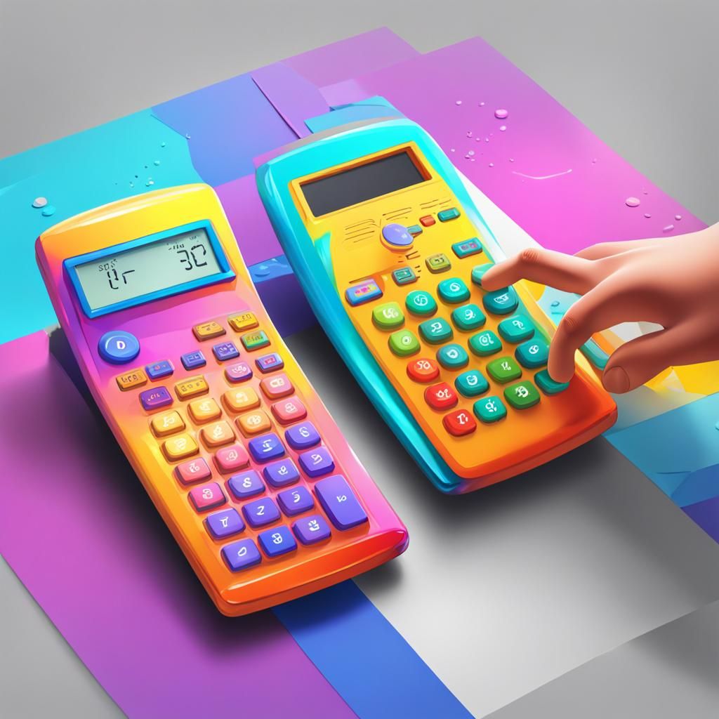 Child Marries Calculator: Hyperrealistic Concept Art