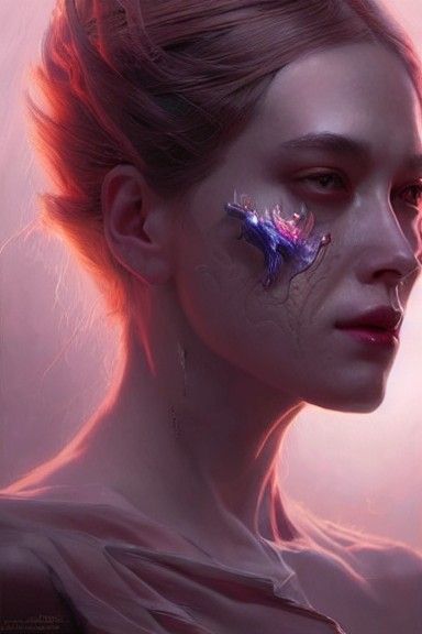 AI Ego: A Hyperrealistic Digital Painting