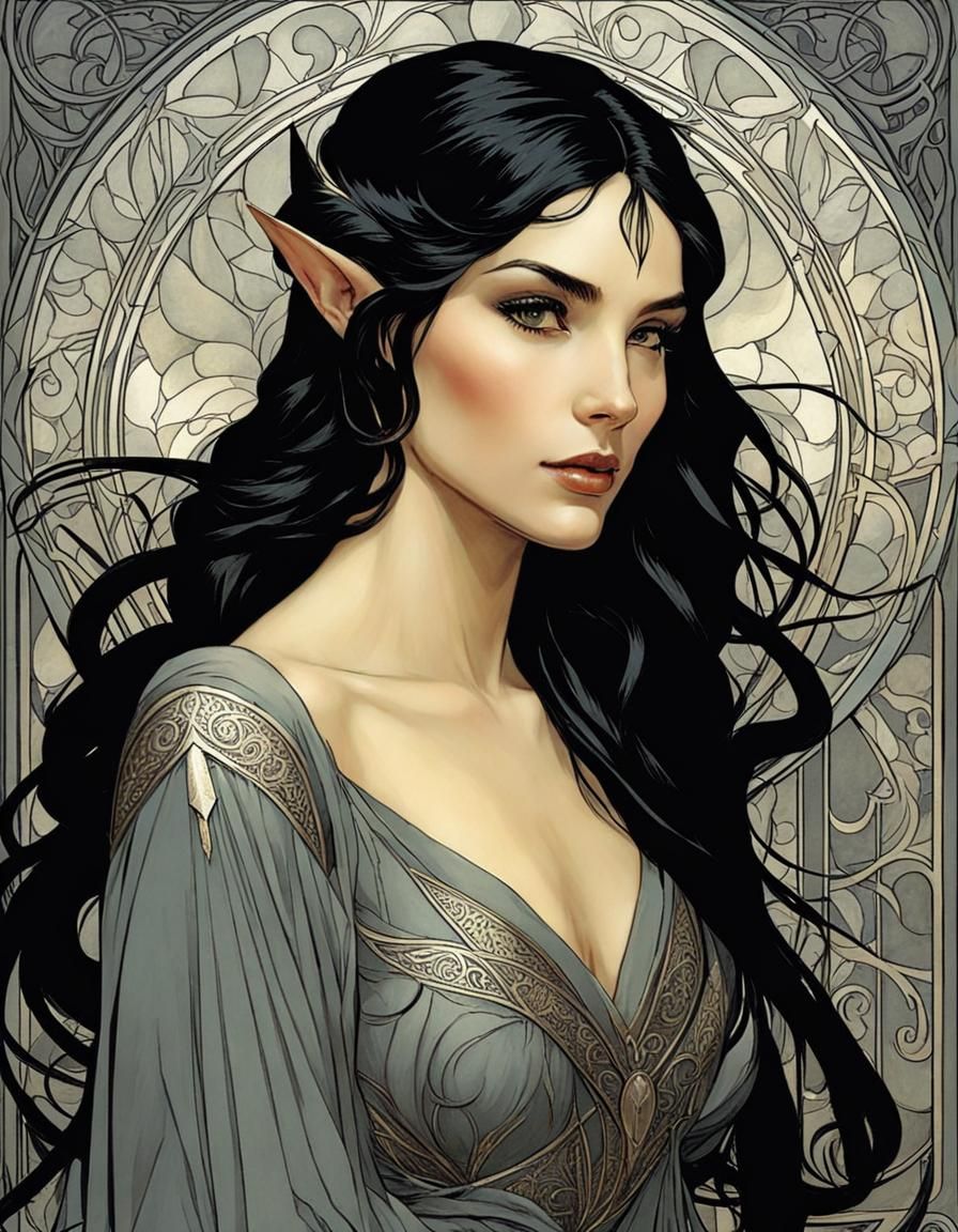 Stellanor, wood elf ranger