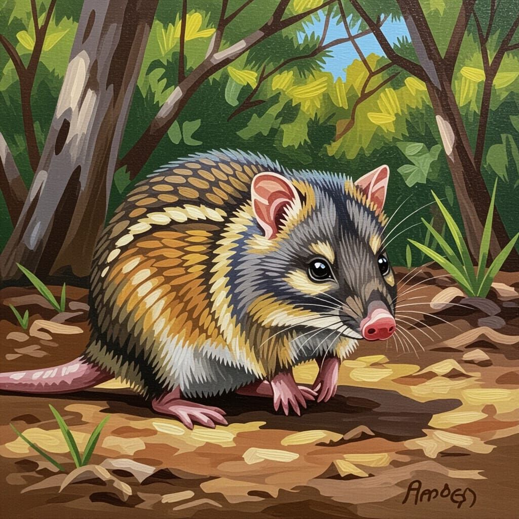 Northern Pig Footed Bandicoot (Extinct Animals  DC 1027)