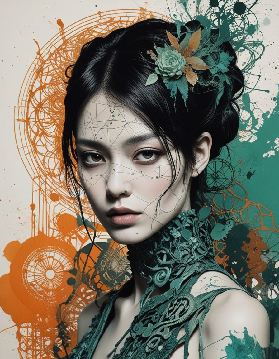 Grotesquecore Android Dances in a Triadic Chaos