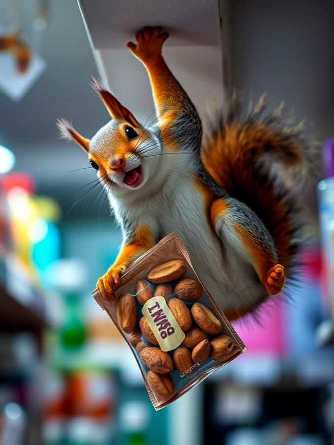 Creative Nut Robber at Work