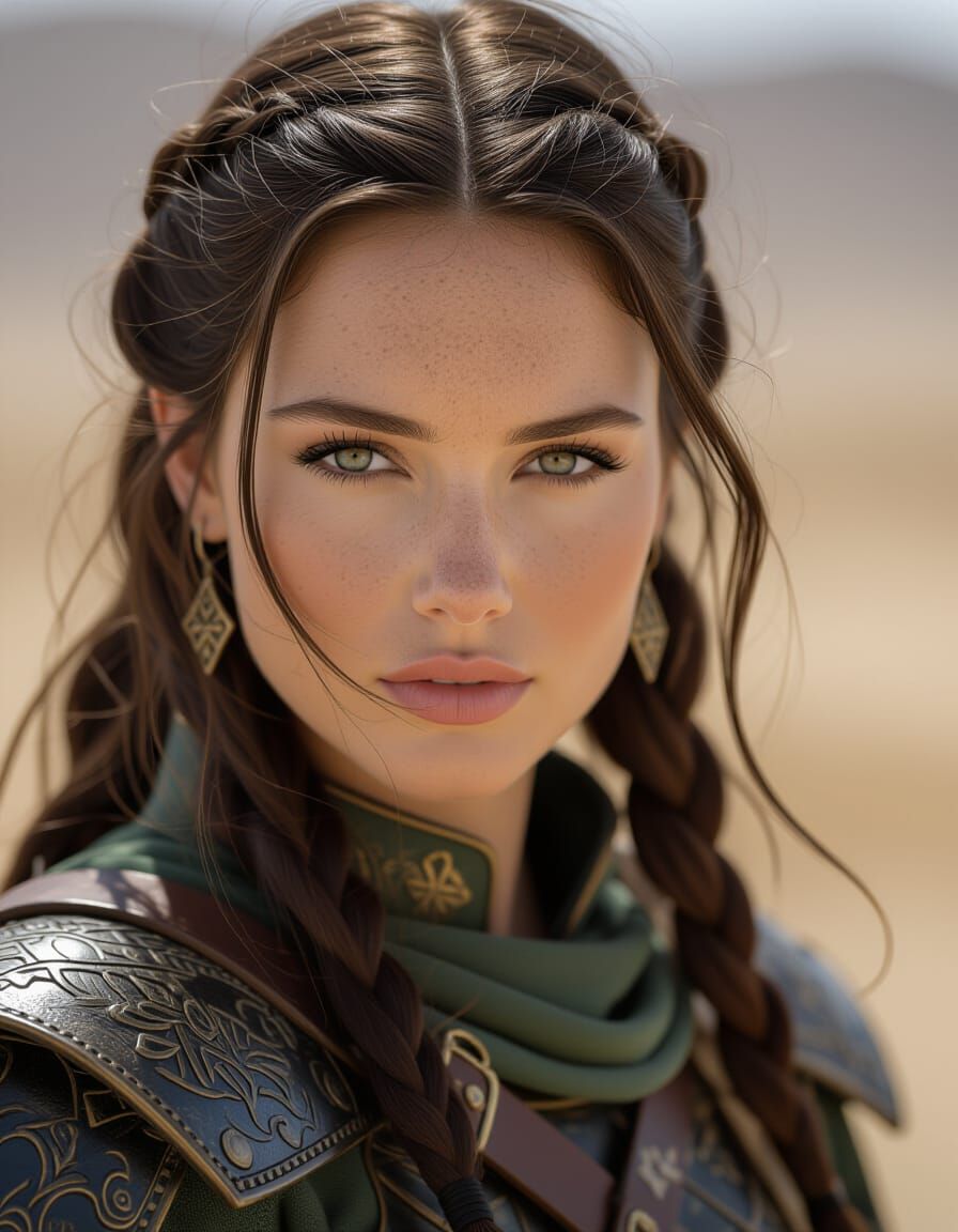 Woman Warrior: Detailed HD Photo