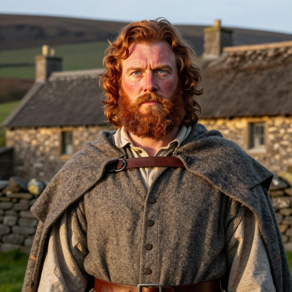 Photorealistic Portrait of a Scottish Man