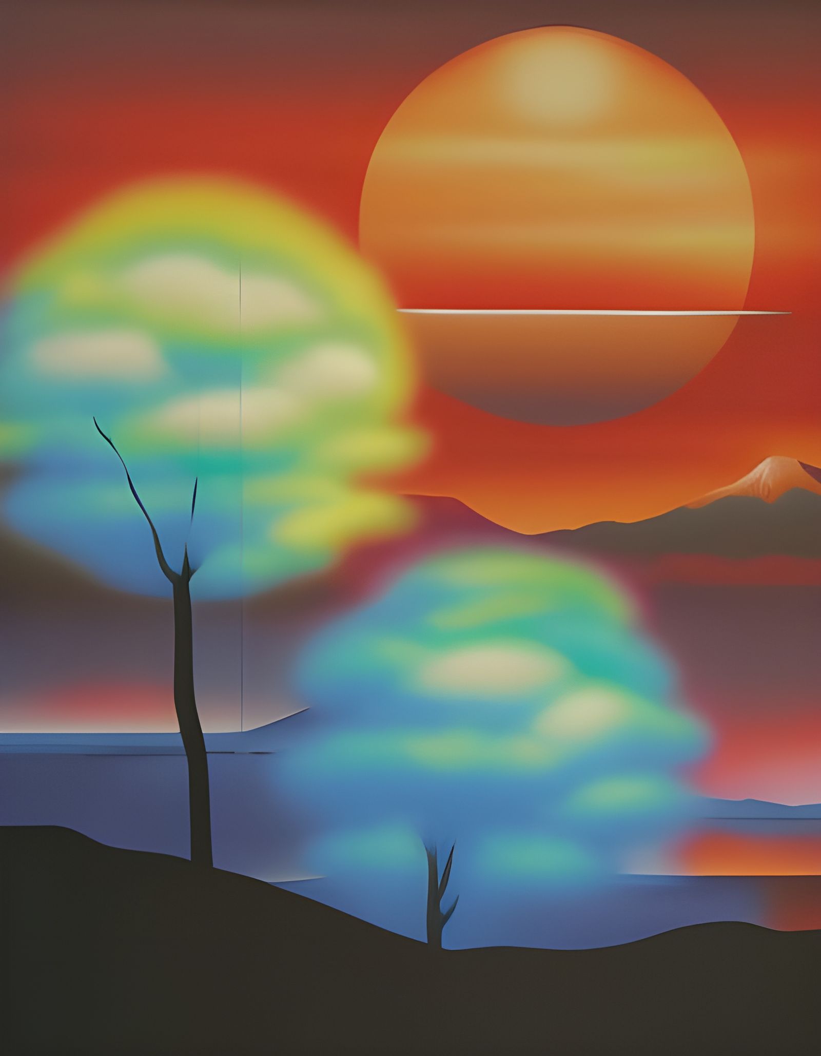 Kyushu Four Seasons: Minimalist Airbrush Art