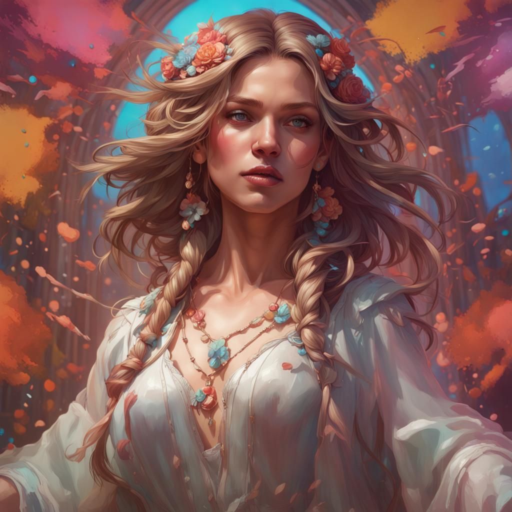 Hyperdetailed Portrait in Artgerm Style, 8K Resolution