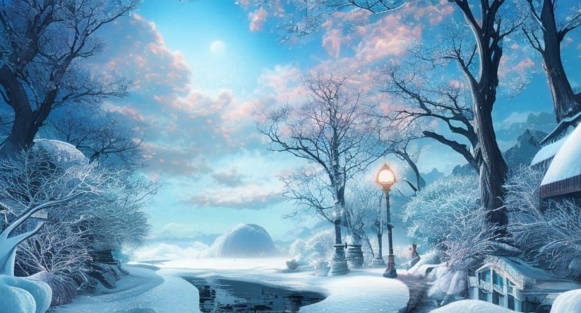 Epic Winter Landscape Inspired by Animation Masters