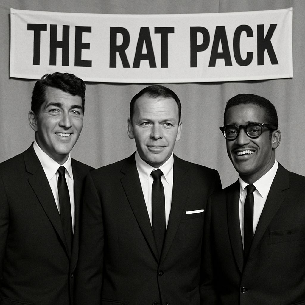 The Rat Pack: Dean Martin, Sinatra, Davis Jr.