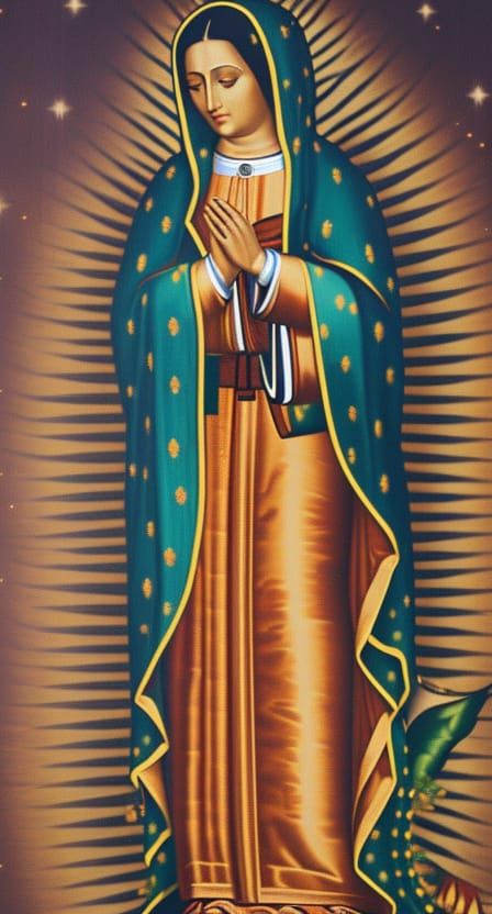 Our Lady of Guadalupe Smiling Portrait