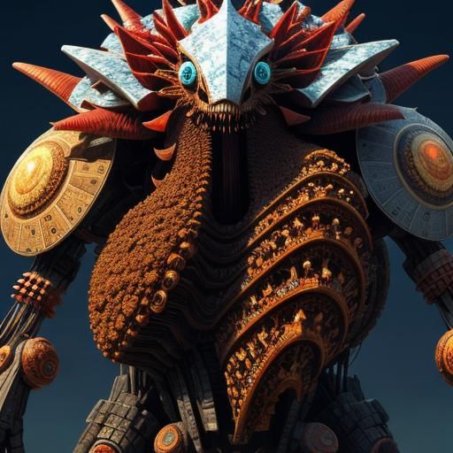 Microscopic Organic Civilization: A Surreal Low Angle View