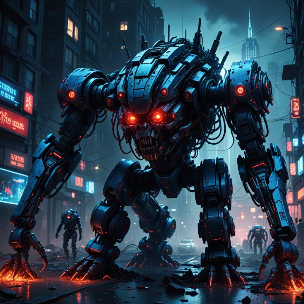 Robotic Death Caterpillars Destroy City in Hyper-Realistic A...