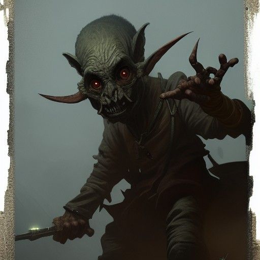 Goblin Thief Portrait in 8k Resolution