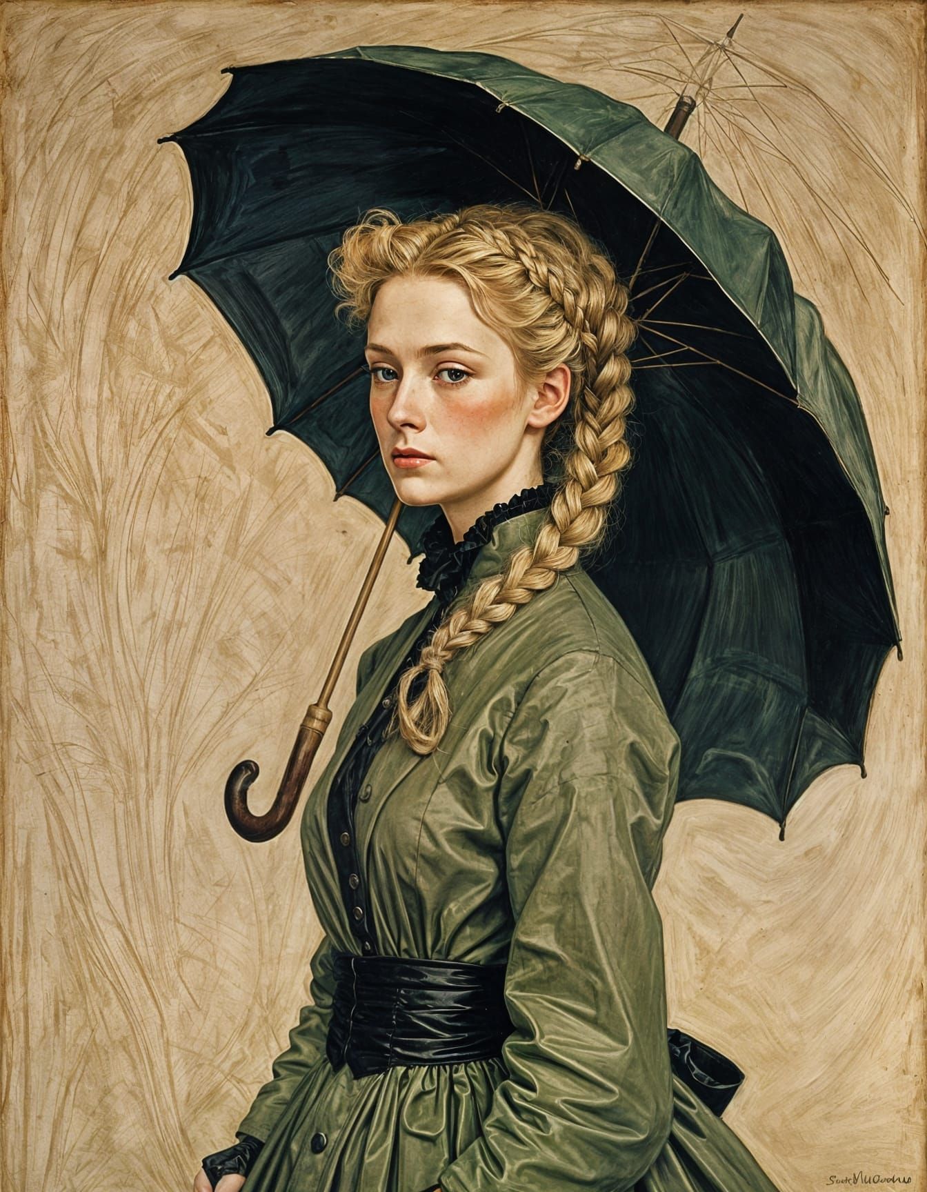 Sonya Marmeladova in Expressionist Portrait Style