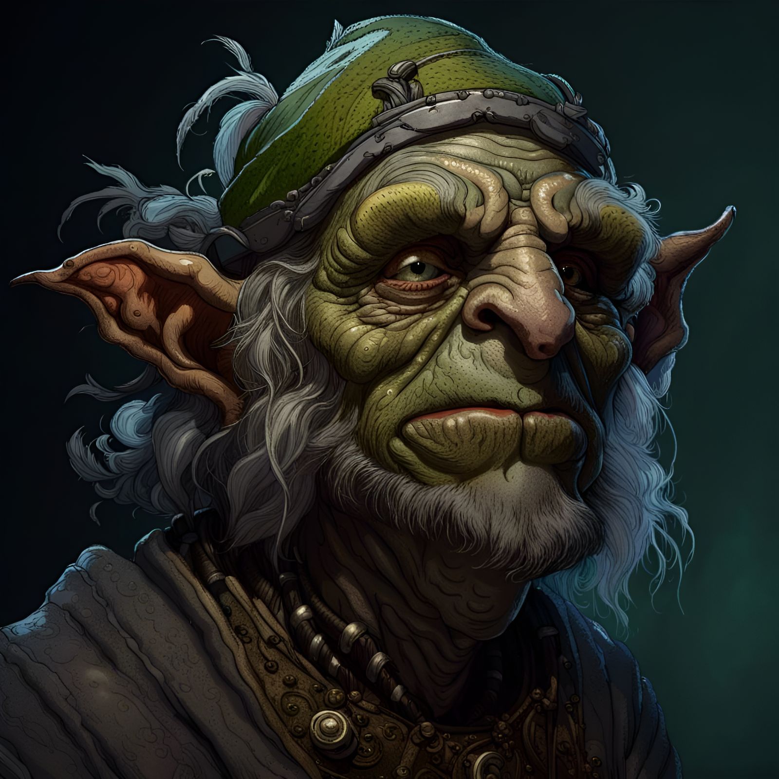 Grizzled Goblin Cleric