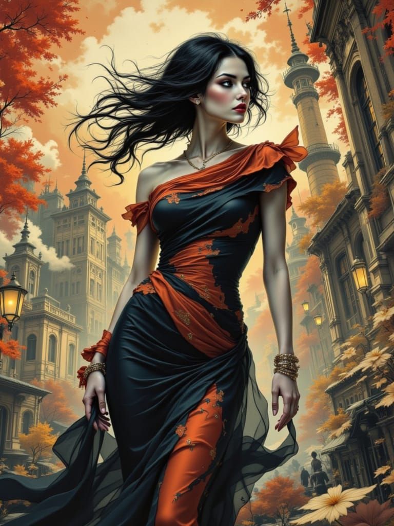 Surreal Heart Unspooling Like Thread