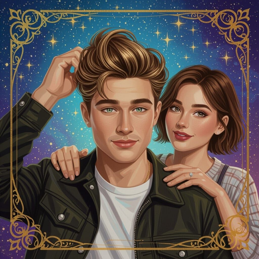 Playful Couple Twists Hair into Indomie Style