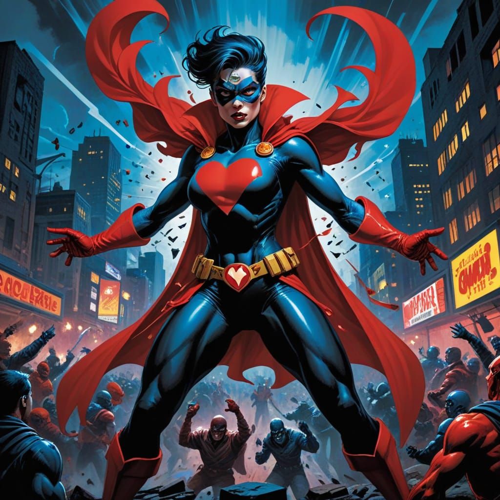 The Sentimentalist Wreaks Havoc, Comic Book Style