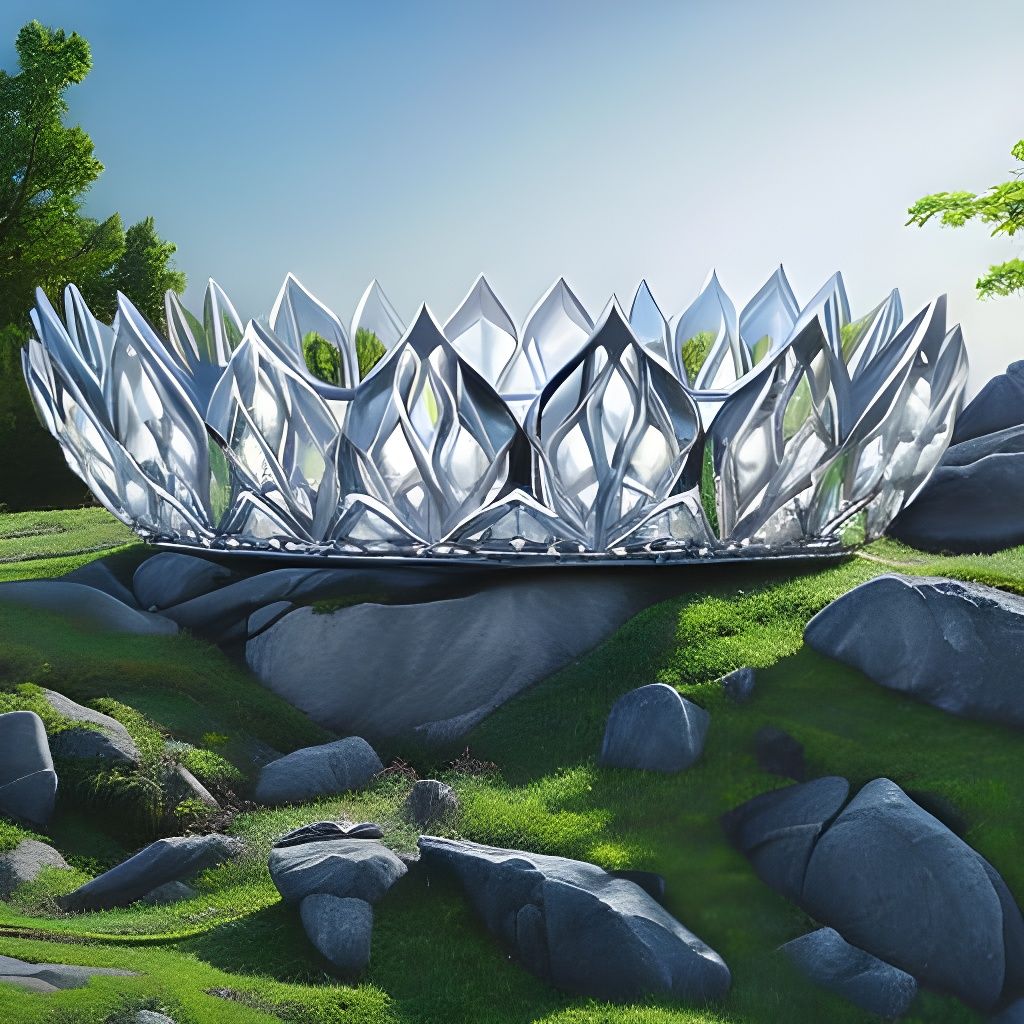 Elven Queen in Sunny Glen Wearing Jeweled Crown