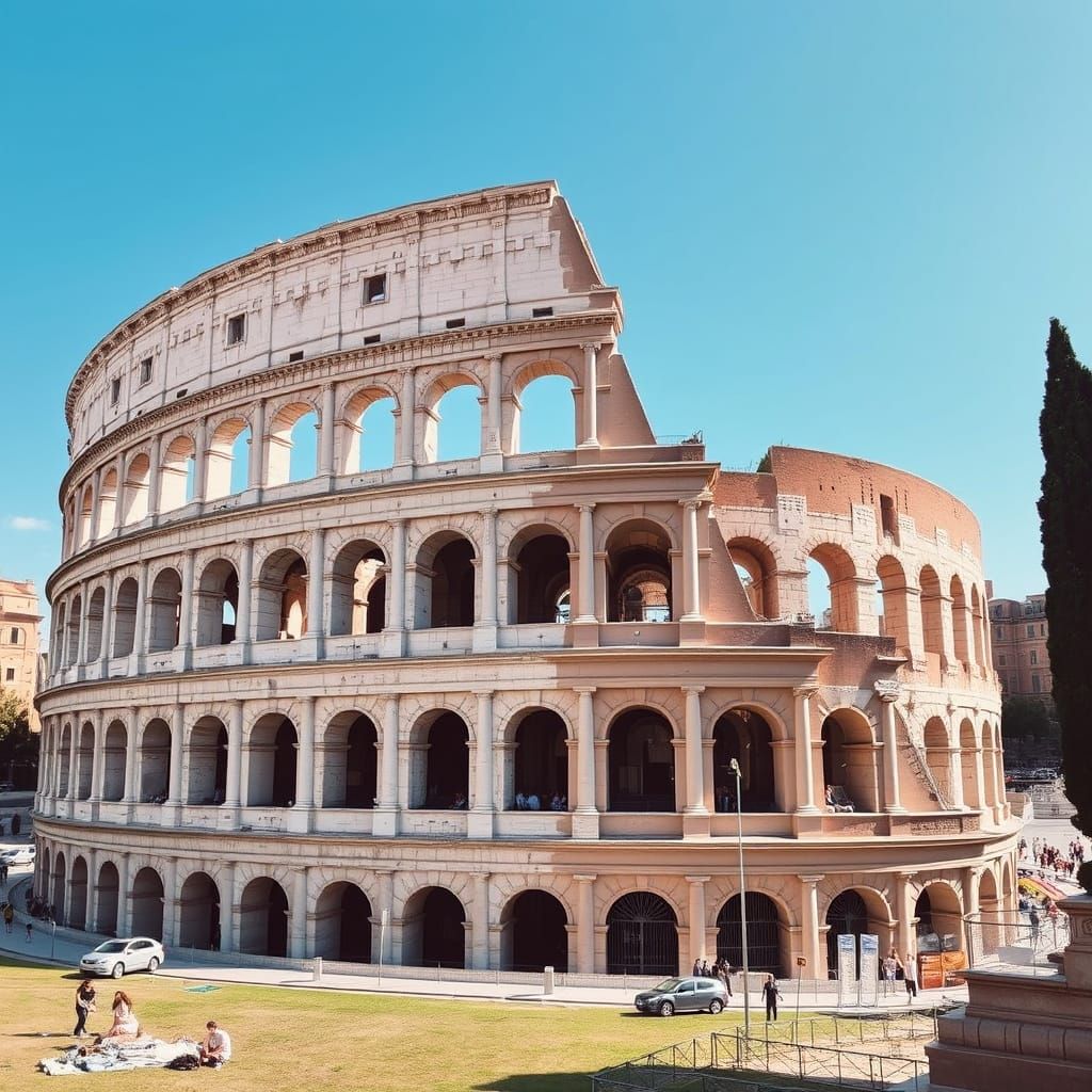 AI Impression of the Roman Colosseum
