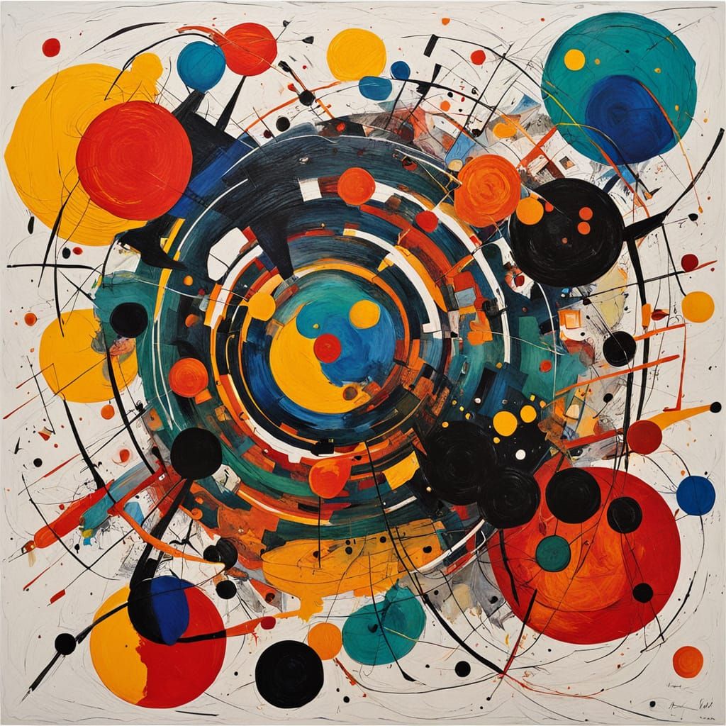 Vibrant Abstract Art: Energy of Expression