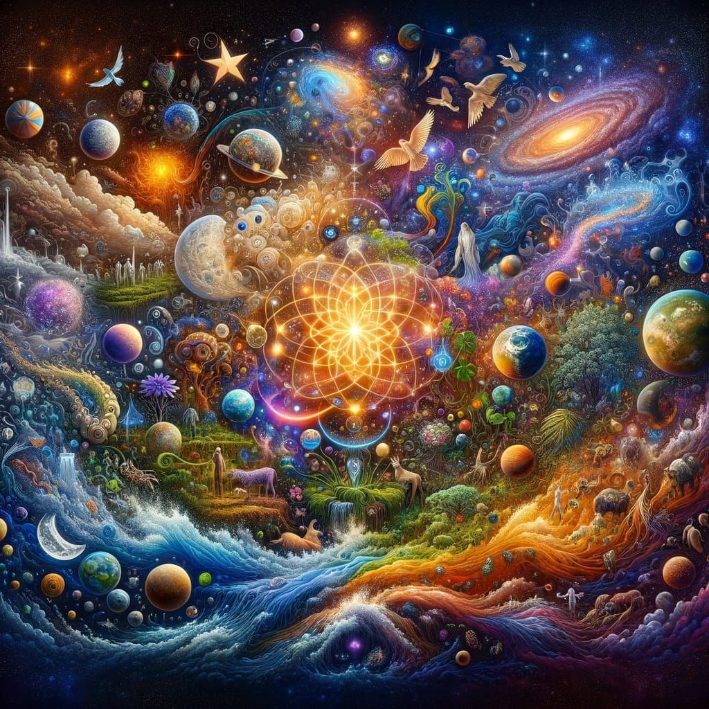 Vibrant Cosmos Unveils Interconnectedness of All Life