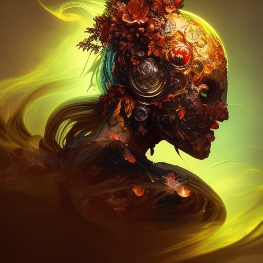 Fantasy Warrior Cat in Ornate Armor