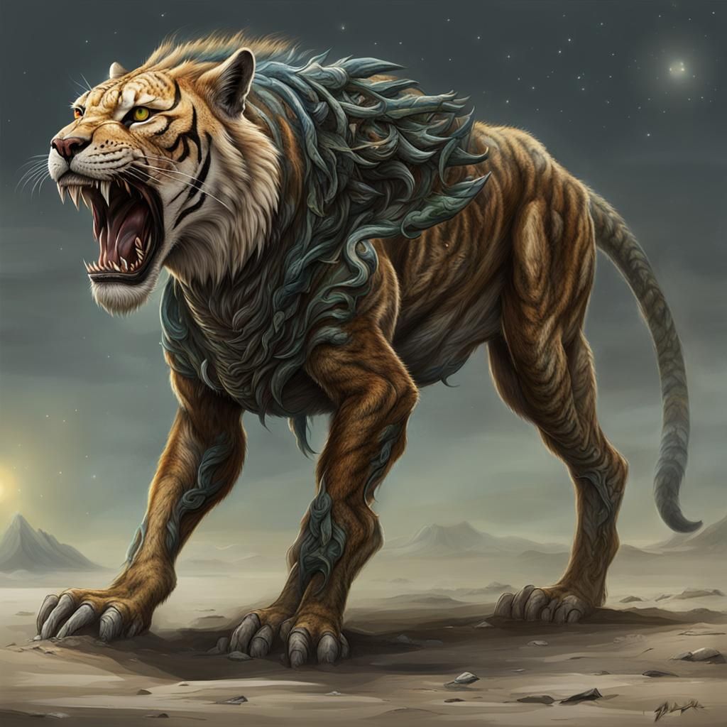 Exoplanet with Smilodon Ligers: Xenobiology Concept