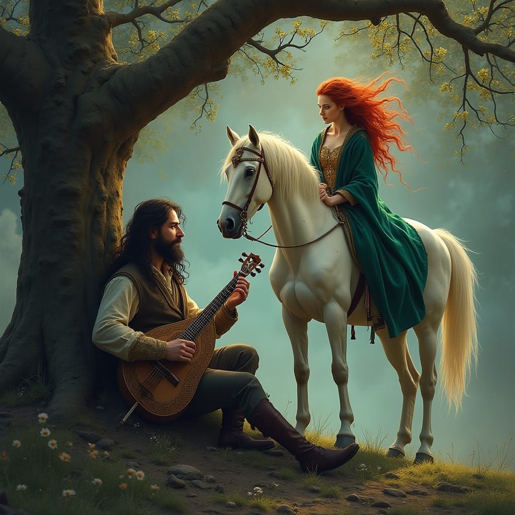 Ethereal Dreamscapes: A Dark Fantasy Encounter