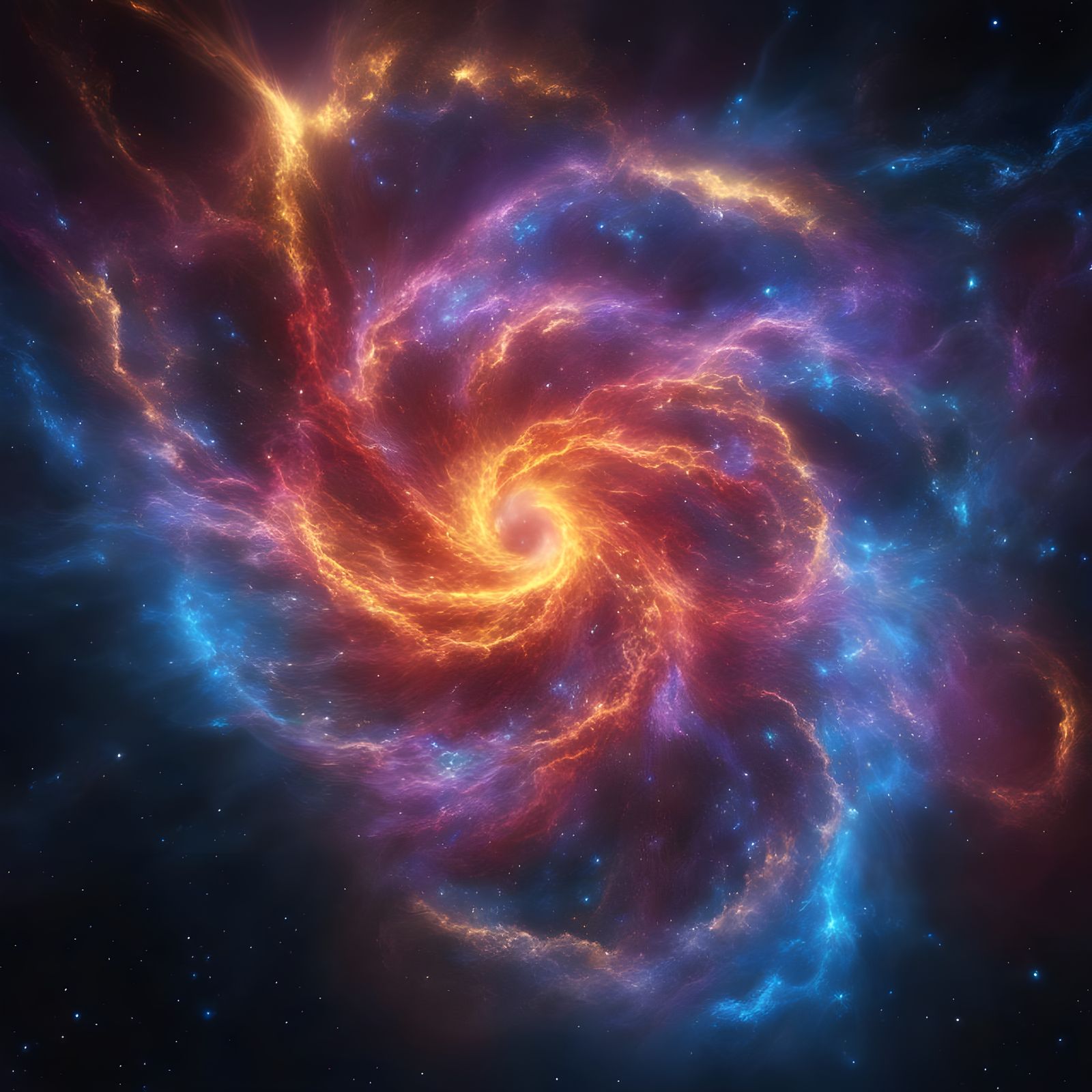 Epic Ethereal Cosmic Star Clusters in 3D