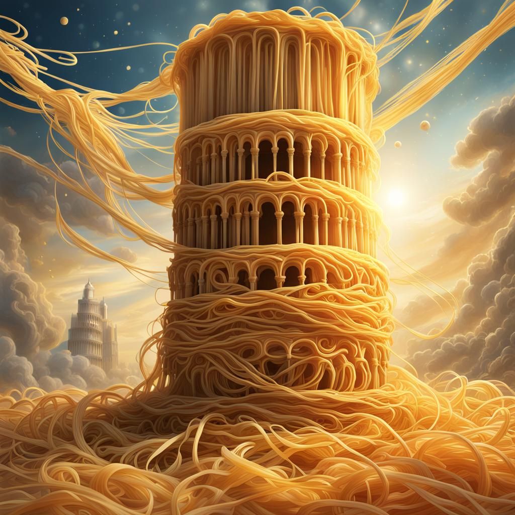 The leaning Tower of Spaghetti