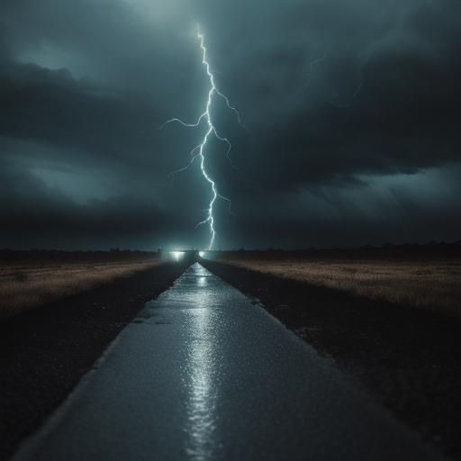 Dramatic Sinkhole Opens in Heavy Rain: Atmospheric Photo
