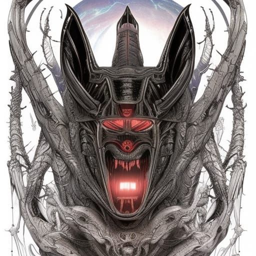 Alien Chupacabra in Cosmic Horror Space Opera