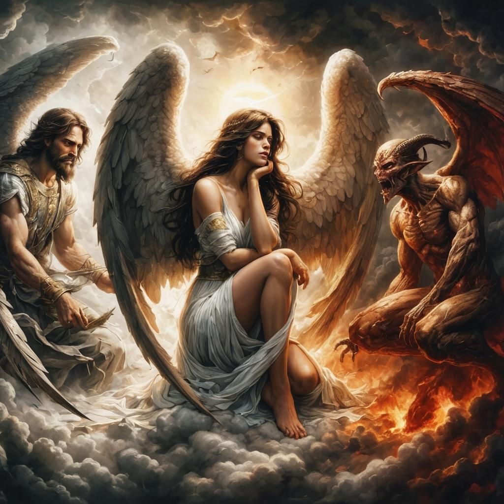 Between God and Evil