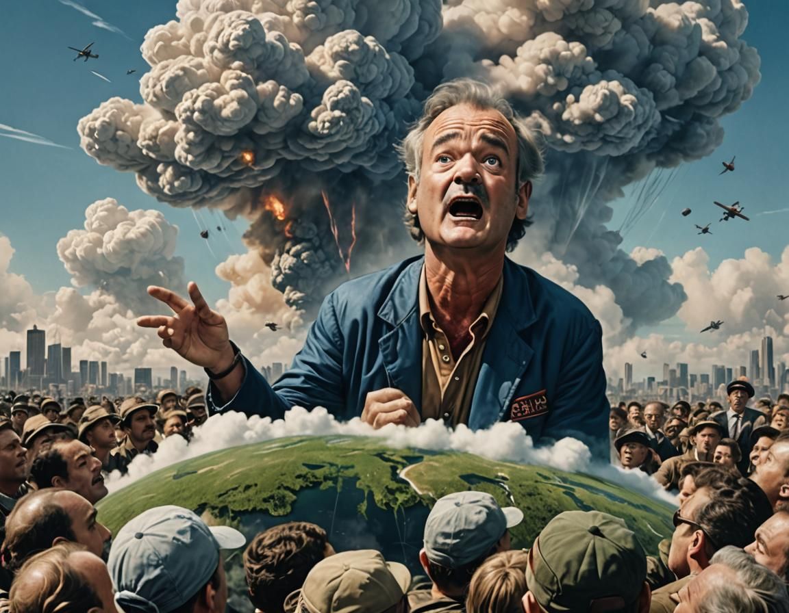 Bill Murray Watches Earth's Crimes From Above