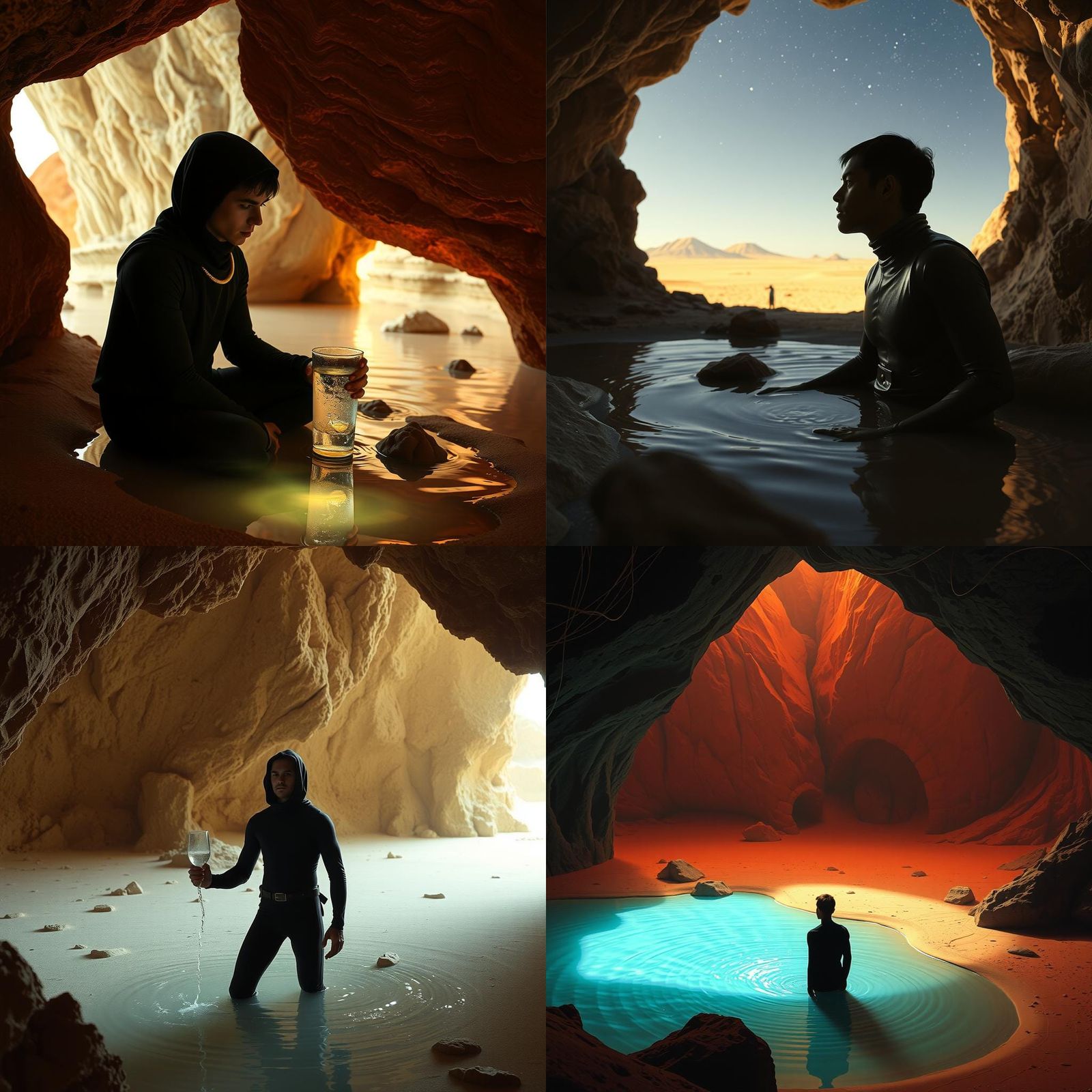 Paul Atreides' Psychedelic Visions on Arrakis