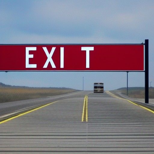 Abstract AI Image of the Concept 'Exit'