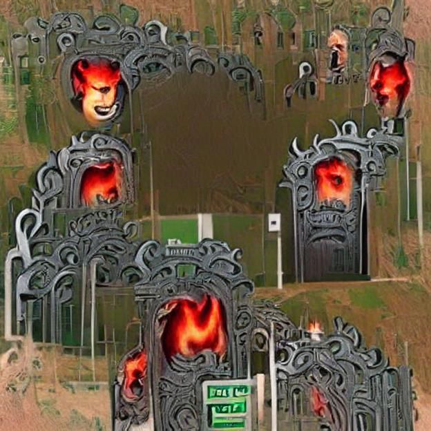 Gates of Shadow: A Dark and Mysterious Entrance