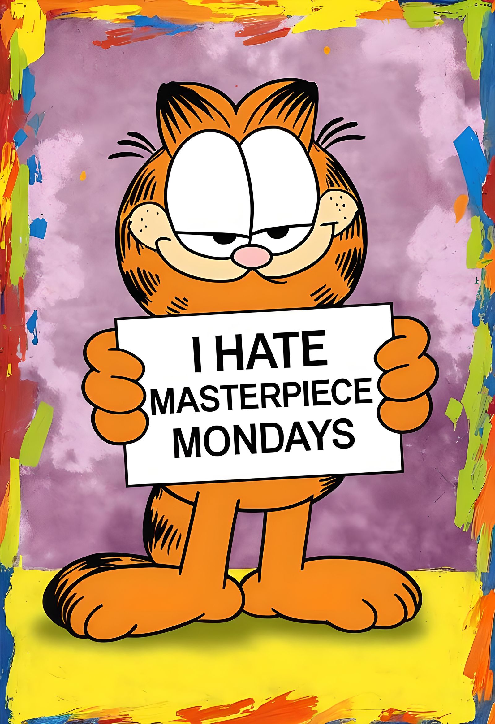 Garfield's Disapproval: I HATE MONDAYS