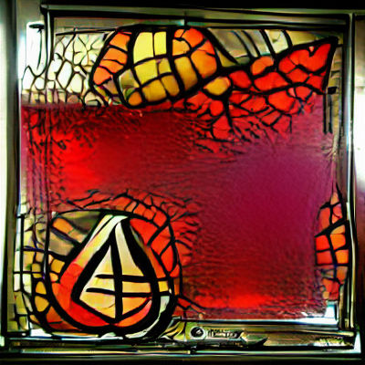 Crimson River Through Emerald Valley