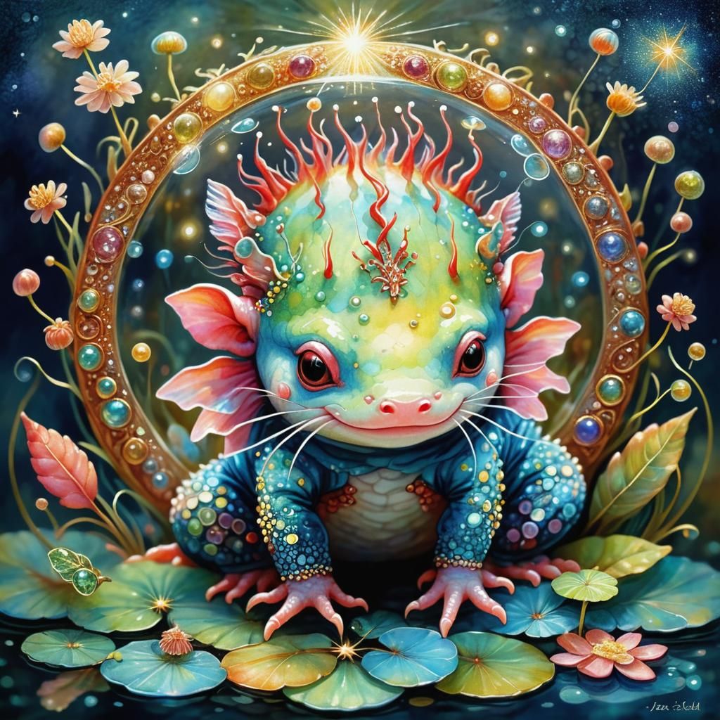 ✨𖦹✩ Sweet Sparkling Axolotl