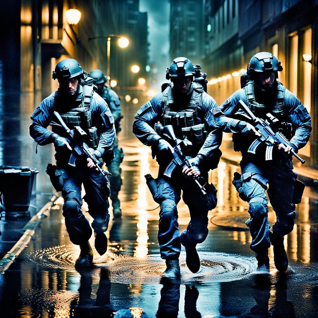 Navy SEALs in Unconventional Roles: Cinematic HDR