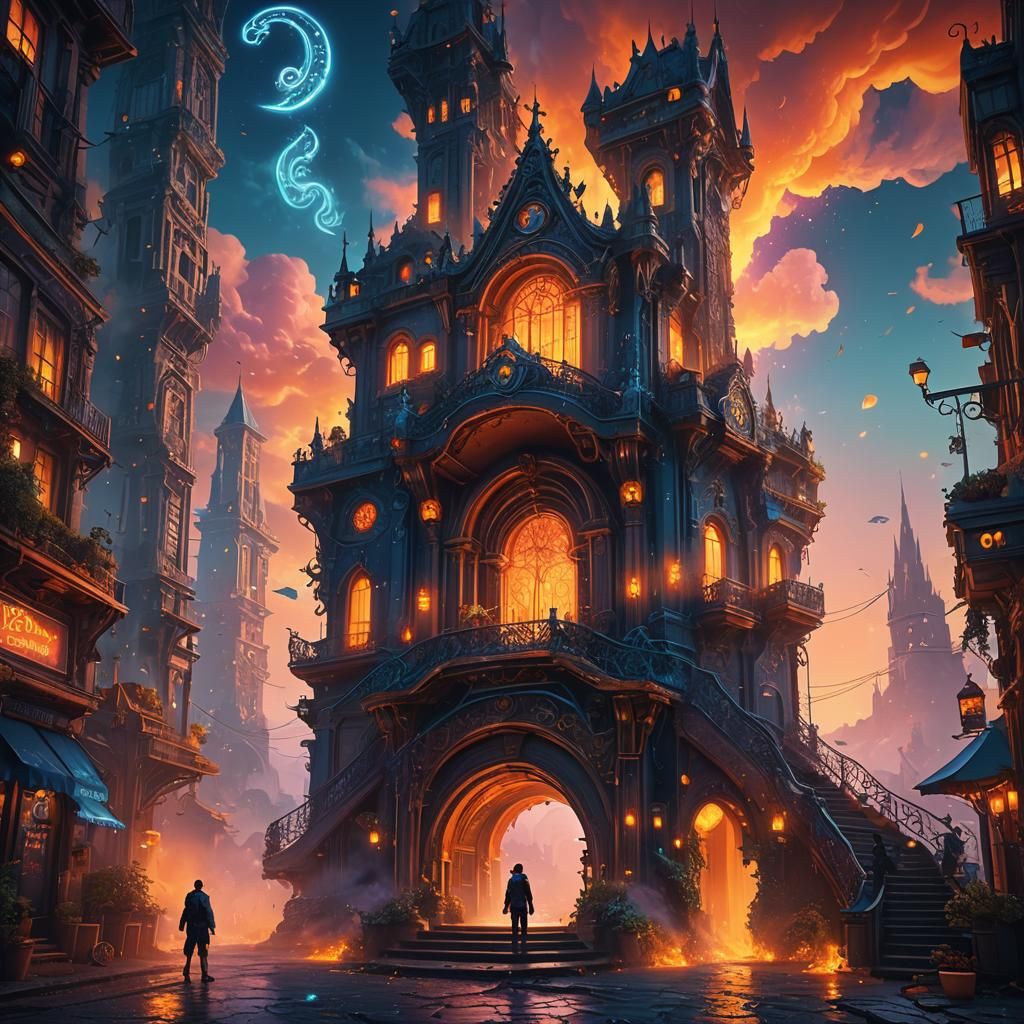 Vibrant Fantasy Painting Enters Reality in Unreal Engine