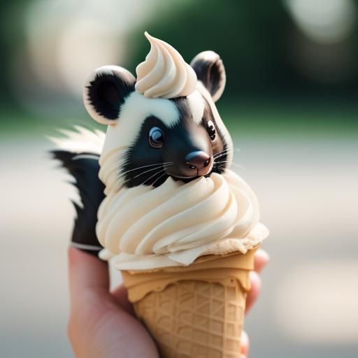 Chocolate-Vanilla Twist Cone