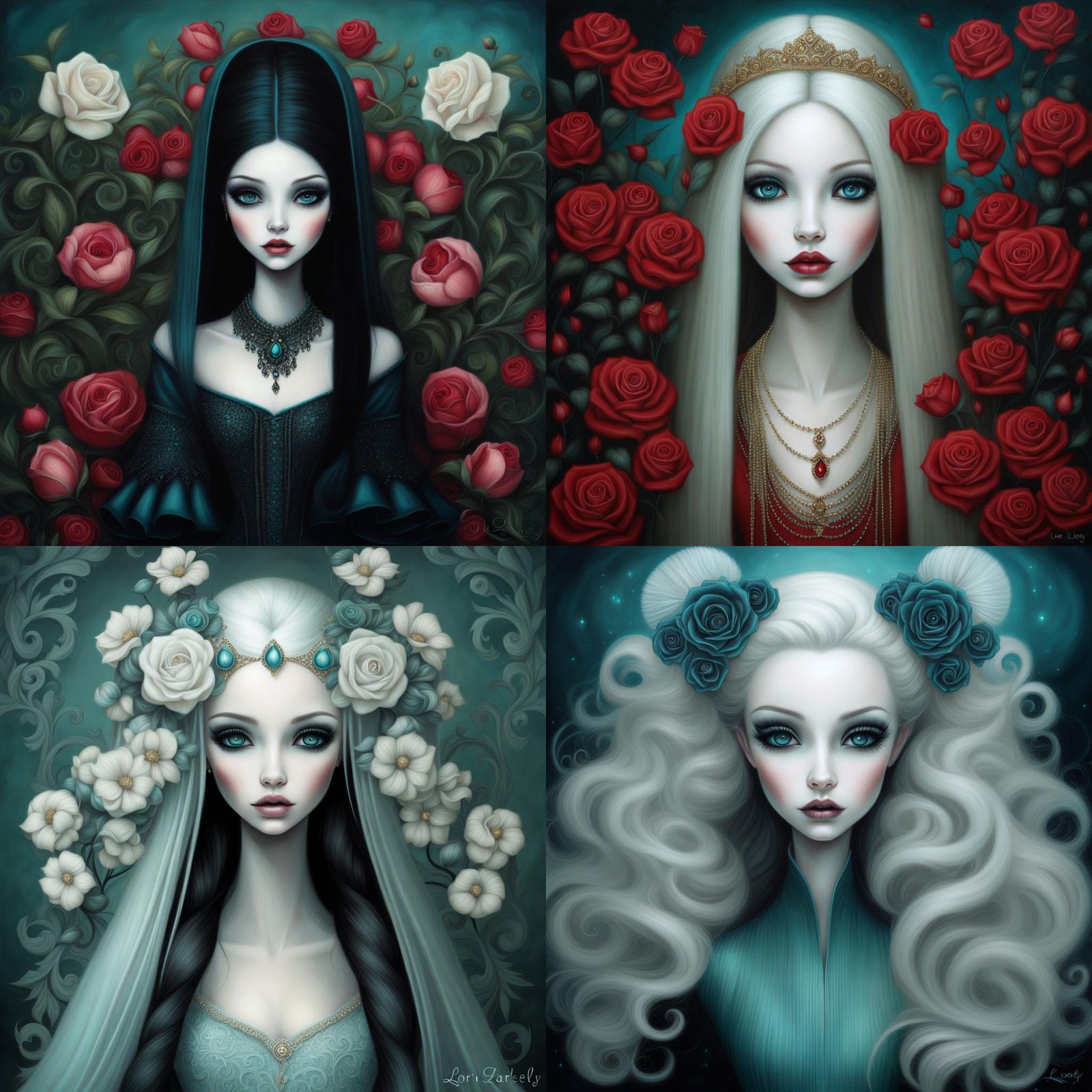 Surreal Portrait in the Style of Old Masters