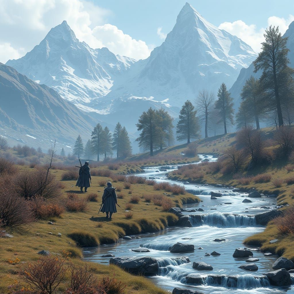 NieR:Automata Landscape in 3D Resolution