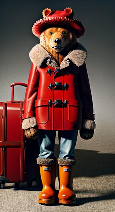 Paddington Bear in Parametric Style